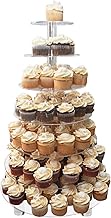 Gowing 7 Tier Cupcake Stand, Cupcake Tower Display, Round Cupcake Holder, Cupcake Display Stand with