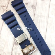 Seiko 22mm Rubber Diver strap silicone Watch strap prospex Blue YS99