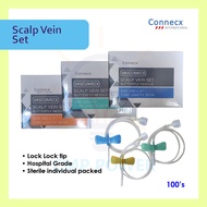 [BOX of 100s] Scalp Vein Set Butterfly Needle 21G 23G 25G Connecx