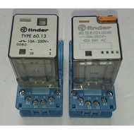 60.13 [60.13.8.024.0040] Relay FINDER Coil 24V [Base 90.112] Eleven Pins