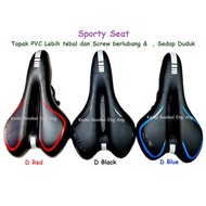 Seat sporty sesuai untuk MTB , FIXIE , BMX RACING mountain bike   basikal seat panjang lembut sedap 