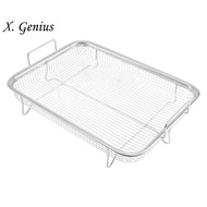 Air Fryer Basket for Oven Stainless Steel Air Fryer Grill Basket Air Fryer Tray Wire Rack Basket