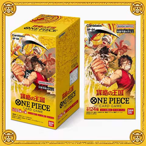Bandai One Piece Card Game Op 04 Booster Box Original Unopened Japanese Collectible Trading Card Sui