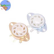 Homestore 1Pc 8Pin GZC8-Y-6 Octal Tube Soet Ceramic Valve Base Ja For KT88/6550/EL34/6P6P/6V6/6N8P/6