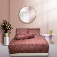 A25 2000TC 100% Tencel RED FLORAL Bedsheet Sets by LC Homes