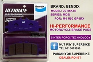 ผ้าเบรค Bendix MD55 สำหรับปั้มเบรค Brembo M4M50GP4RX