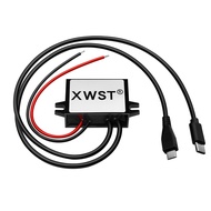 XWST DC DC 8-85V to 5V USB converter 12V 24V 36V 48V 60V 72V to 5V 3A 15W with Type C and USB output