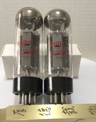 EL34อะไหล่หลอดทับทิม EL34BHT ใหม่6CA7เครื่องขยายสัญญาณถุงน้ำดี6L6G 5881จับคู่ท่ออิเล็กทรอนิกส์