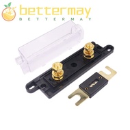 BETTER-MAYSHOW Fusible Link, Bolt-on Transparent Fuse Holder, Auto Accessories ANL 50A/80A/100A/250A/300A Car Fuse Box