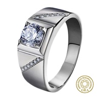 [Free GRA Certificate] Open Pt950 Platinum 24K Imported Moissanite Ring