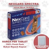 NexGard Spectra Dog Extra Large 30 - 60 Kg Flea and Ticks and Deworming Medicine for Dogs