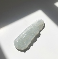 【屬龍/蛇本命佛】冰種飄綠翡翠普賢菩薩 | 天然緬甸玉翡翠A貨