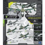 F-TOYS Boeing Collection 2 Heavy Strategy Bomber B52 Same Temperature Fortress 1/300 Airplane Model 