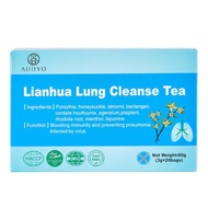 Lianhua Qingwen Lung Cleanse Tea, Chinese Herbal Tea for Respiratory Support, Caffeine Free, 20 Tea Bags