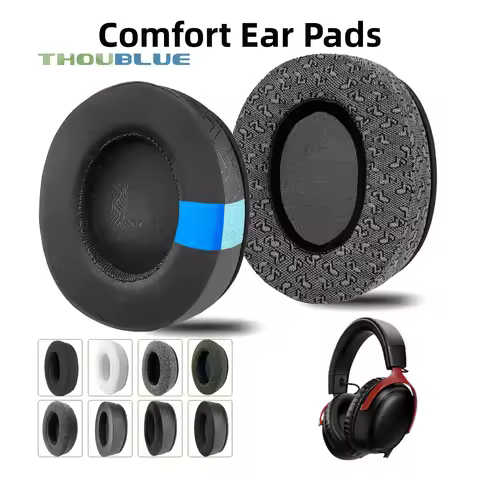 THOUBLUE Replacement Ear Pad for HyperX Cloud 3, 2, 1 Headphone Earmuffs Ear Cushion Cover Earpads H