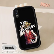 For OPPO R17 R15 Pro R11 R11S Anime One-Piece Luffy Phone Casing Soft Silicone TPU Full Cover Shockproof Camera Lens Protect Case