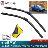 Car Windshield Wiper Blades Fit For BMW F45 F46 216i 225i 225xe 216d 218d 220d Wiper Blades Soft Rub