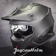 JPX HELMET MX726R SOLID SILVER | MX726 R CROSSOVER MX 726R Motorcycle Helmet |