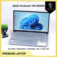 ASUS Vivobook 15X M3504 Ryzen 7 7730U with Radeon Graphics 24GB DDR4 RAM 1TB NVMe SSD Win 11 Home SL