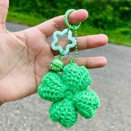 GANTUNGAN [NORI EXPLORATION] Handmade Clover Leaf Amigurumi || Clover Leaf Knitted Doll || Lucky Lea