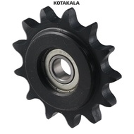 KOTAKALA Chain Idler Sprocket, 13 Tooth 10mm Bore 1/2" Pitch Convex Idler Gear, Durable C45 Carbon S