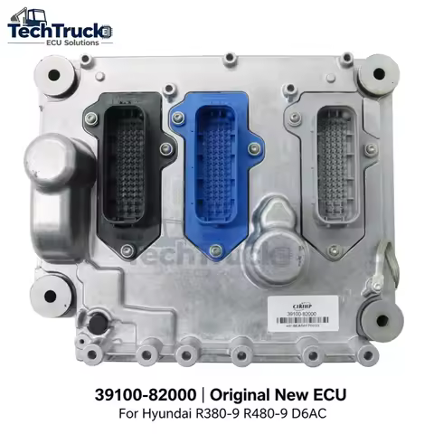39100‑82000 Original New Engine Controller ECU For Hyundai R380‑9 R480‑9 Excavator D6AC Engine Compu