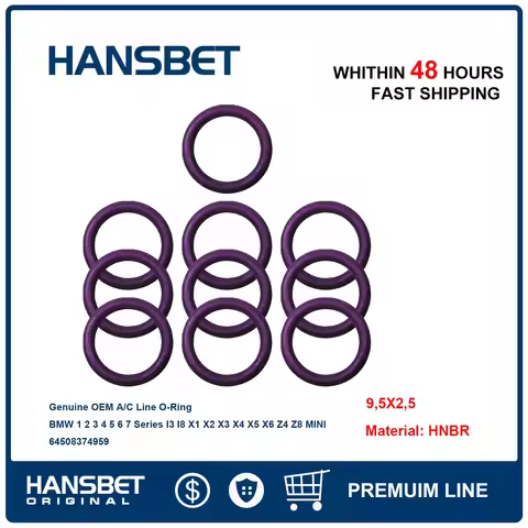5PCS Genuine OEM A/C Line O-Ring 64508374959 for BMW 1 2 3 4 5 6 7 Series I3 I8 X1 X2 X3 X4 X5 X6 Z4