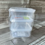 (Lift A Dozen) VC02 * 3 Tupperware Boxes 250ml 10 * 12.5 * 5.5 cm Dozen 12 Carry 1 Pack Contains 3 1
