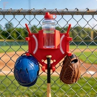 [Flameer] Sports Organizer Fence Mount Dugout Holder Athletic Equipment Panel for Baseball Softball 