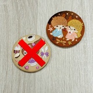 (交換）Sanrio characters 三麗鷗 Kuromi 可羅米 Little Twin Stars kiki lala 雙子星 My Melody 美樂蒂 bandai 第三彈 刺繡襟章 餅
