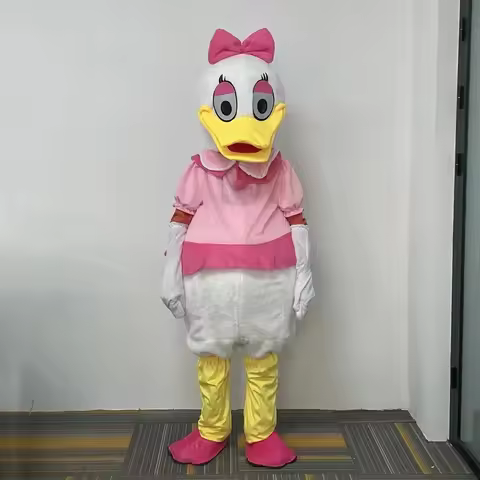 Cosplay Donald And Daisy Duck Cartoon Character Costume Mascot Advertising Fancy Dress Party Animal 