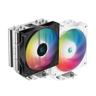 CPU AIR COOLER (CPU Fan) DEEPCOOL AG400 ARGB (BLACK/WHITE)