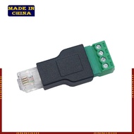 HIk Terminal Adaptor Ethernet Connector RJ11 4P 4C Male to 4 Pin Terminal Connector