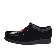 Stussy × Clarks Wallabee Black SuedeRedGold Unused