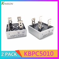 2pcs KBPC5010 50A 1000V Diode Bridge Rectifier KBPC 5010 For Rectifier Power Supply
