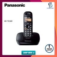 Panasonic โทรศัพท์บ้าน โทรศัพท์ไร้สาย โทรศัพท์สำนักงาน 1 เครื่อง รุ่น KX-TG3611 มี 2 สี(สีดำสีขาวมุก) ราคารวมVat 7% ส่งฟรี