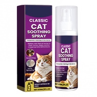 YL Cat Stress Relief Spray , 60ml Calming Solution Scratch Prevention , Natural Plant-Based, Acts Qu