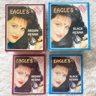 [BPOM] HENNA EAGLES HAIR DYE | ORIGINAL EAGLES BLACK BROWN POLISH RETAIL 1pcs