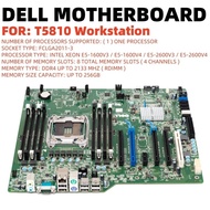 Dell Precision T5810 Workstation Motherboard LGA 2011 Socket WR1RF K240Y HHV7N 0WR1RF 0K240Y 0HHV7N