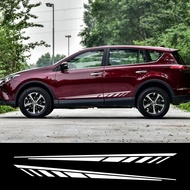 Racing Car Stickers Vinyl Stripe Decal Accessories for BMW E90 F30 E46 E60 Audi A3 A4 Peugeot Focus 