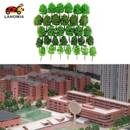 LAHOMIA 30 Pieces Model Trees Landscape Trees 7cm and 9cm Simulation Ornament Diorama