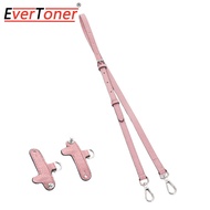 EverToner 1Set Bag Strap Genuine Leather Adjustable Shoulder Strap for LONGCHAMP Mini Punch Free Pun