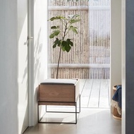 【Hübsch】－880512 橡木多功能儲物椅凳 穿鞋椅 穿鞋凳 北歐