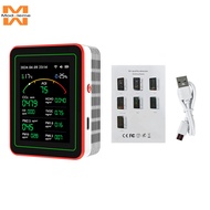 Tuya WiFi 15 in 1 Carbon Dioxide Monitor PM0.3 PM1.0 PM2.5 PM10 Formaldehyde Detector Temperature an