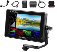 FEELWORLD LUT7 PRO+NP-F970 Battery+ Charger+Carry Case 7 Inch Ultra Bright 2200nits DSLR Camera Fiel
