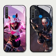 TS-4 Fortnite HD Glass Casing for Oppo Reno 12F 13F F27 Realme 5 5i 5S 3 3i 6i 7 C65 Narzo 10 10A 20