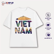 Oversize Vietnamese T-shirt Unisex Style Sizes From 14kg to 85kg Can Be Worn at Family to Holiday 2.