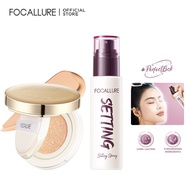 FOCALLURE Base Makeup 2 Pcs set Pore Free Foundation BB Cream &amp; Setting Spray