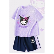 Kid's fashion Sanrio Kuromi cute little girl casual outfit