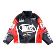 WP COMPANY - Prev Boxy Leather Jacket